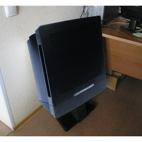 Очиститель воздуха со сменными фильтрами Euromate VisionAir1 ElectroMax (черный)