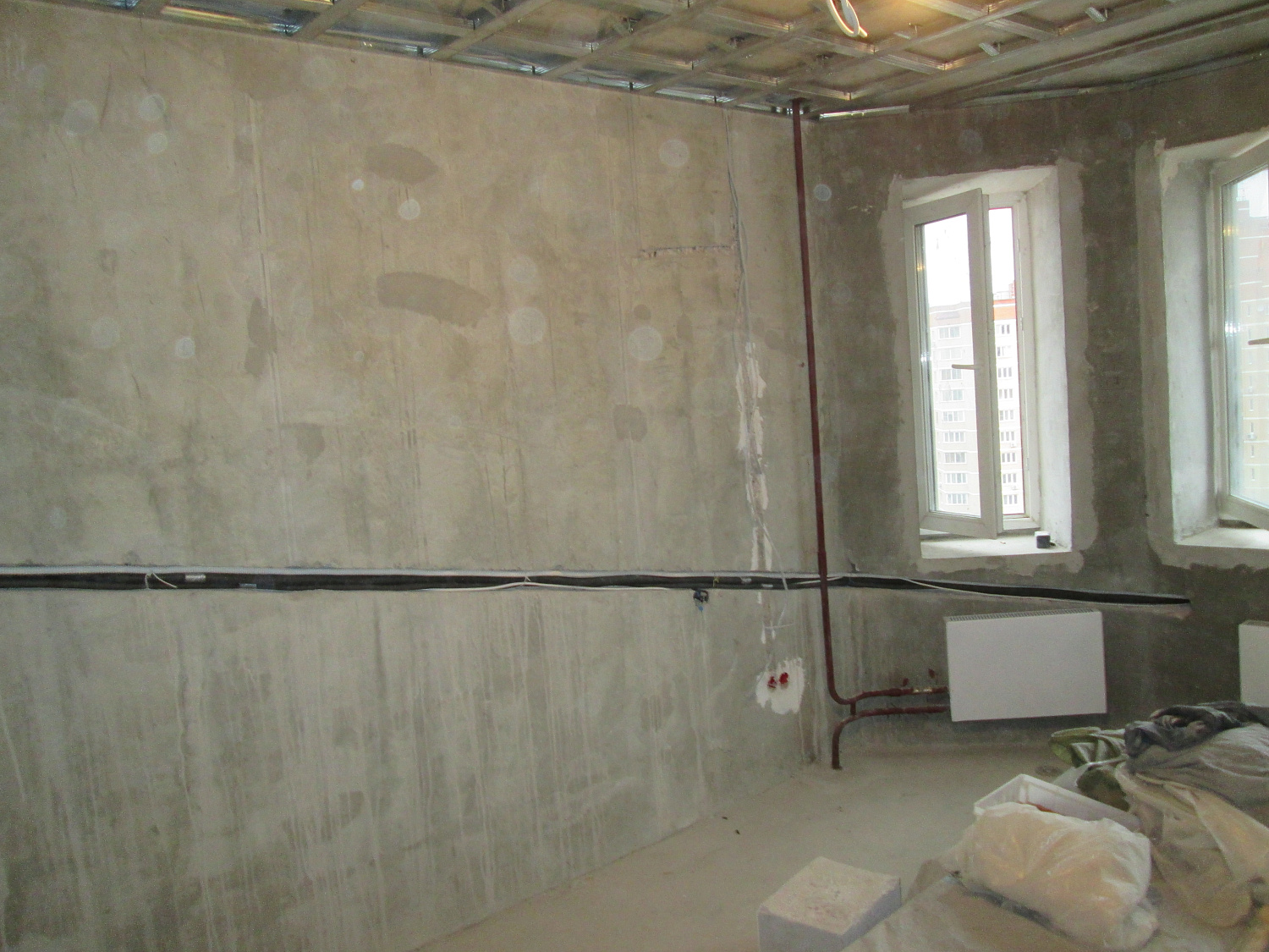 Установка кондиционеров в 2 этапа