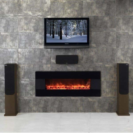 Линейный электрокамин Glenrich Freеstyle (цвет-Черный)