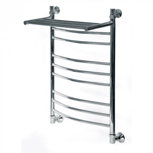 Водяной полотенцесушитель Ника ЛД(г2)/ВП (Лесенка Дуга/ Верхняя Полка/группа2) стандарт 120х60 -15