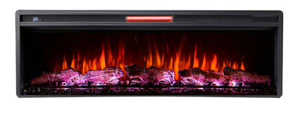 Линейный электрокамин Real-Flame Ontario 52 с очагом Joker 52