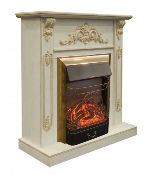 Электрокамин с классическим очагом 2D Real-Flame Anita WTG с очагами Fobos/Majestic