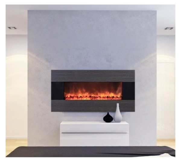 Линейный электрокамин Glenrich Freestyle (цвет-Grey)