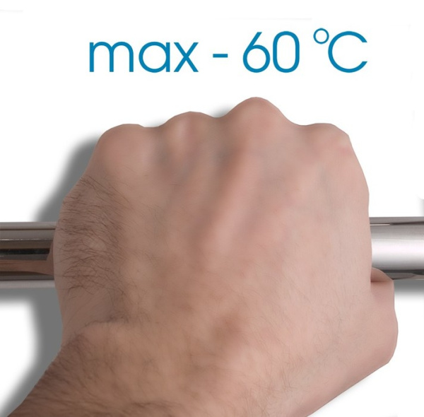 Электрический полотенцесушитель Energy BRAVO 600x400 RAL 9005 черный матовый