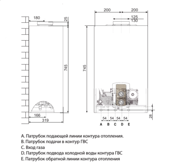 Настенный газовый котел Chaffoteaux PIGMA ADVANCE 25