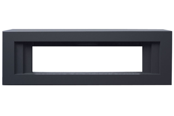 Линейный электрокамин Royal Flame Line Graphite Grey 60 (серый графит) с очагом Vision 60 LOG LED