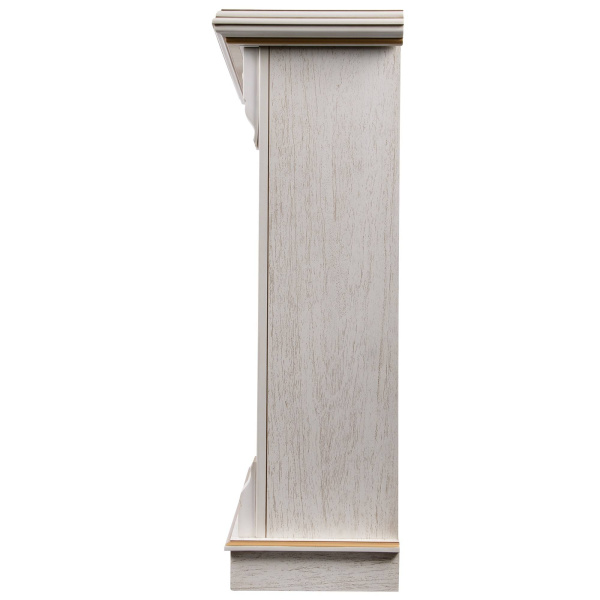 Широкий портал Firelight Barocco 30 шпон белый дуб с золотой патиной