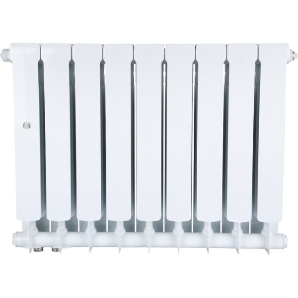 Биметаллический радиатор STOUT SPACE 500 нижнее 9 секций (SRB-0320-050009)