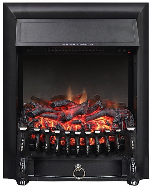 Электрокамин с классическим очагом 2D Royal Flame Oxford с очагом Fobos FX Black/Brass