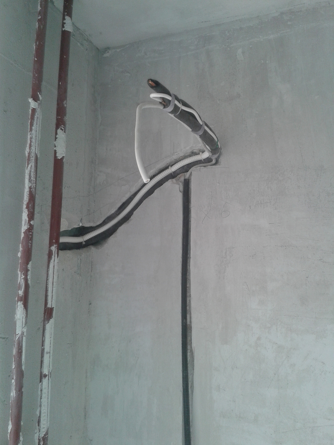 Установка кондиционеров в 2 этапа