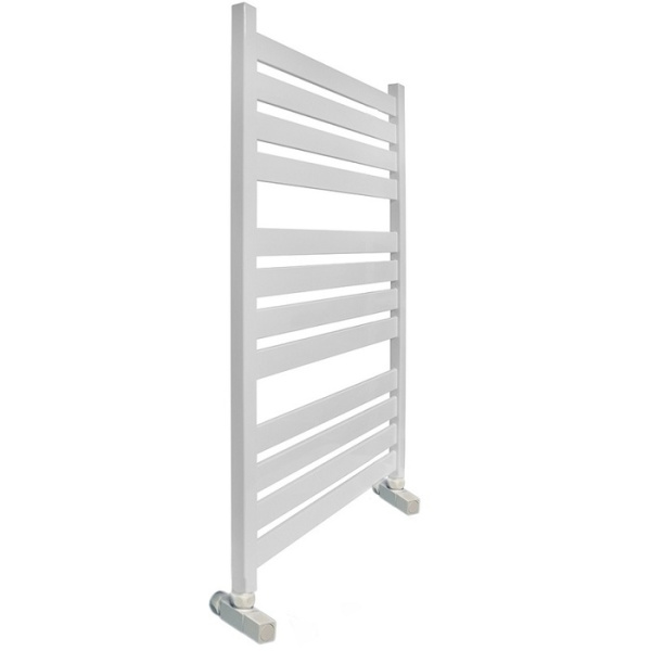 Водяной полотенцесушитель Ника ЛМ-7 100/50 RAL9016 белый матовый с вентилями