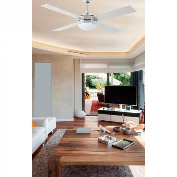 Вентилятор с подсветкой Faro Icaria Niquel (33701)