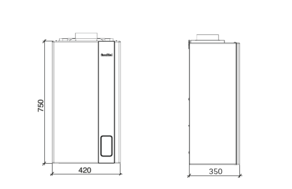 Настенный газовый котел 28 кВт Fondital FORMENTERA RTFS 28