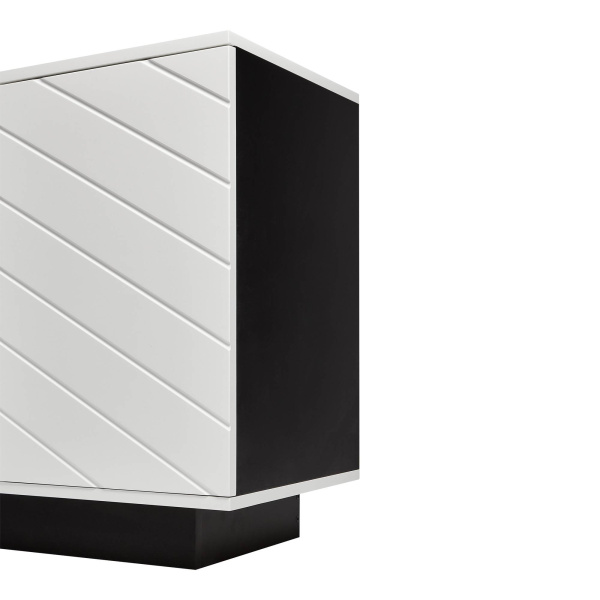 Широкий портал Firelight Como 30 белый, черный