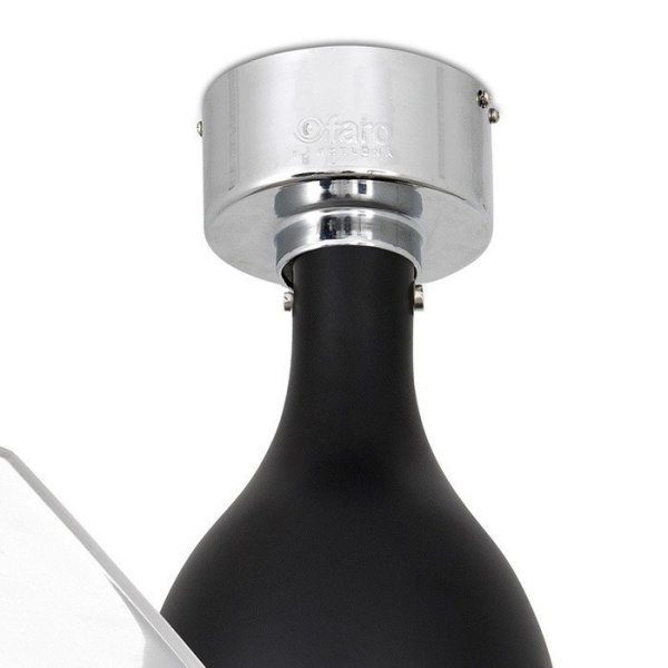 Вентилятор без подсветки Faro Mini Eterfan Matt Black (32027)