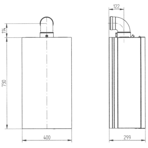 Настенный газовый котел Baxi ECO4S 24 F
