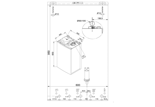 Настенный газовый котел Baxi NUVOLA DUO-TEC+ 24 GA