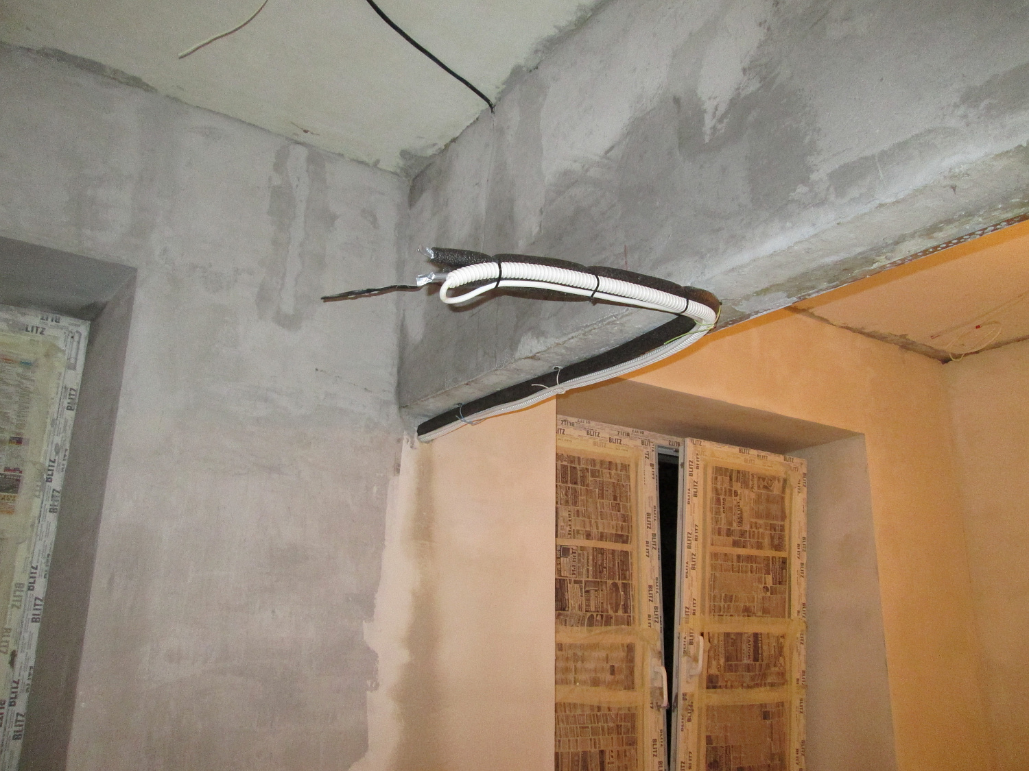 Установка кондиционеров в 2 этапа