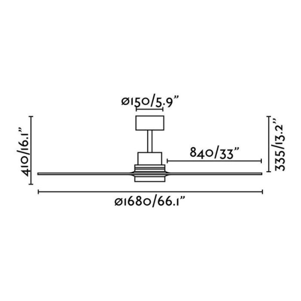 Вентилятор с подсветкой Faro Lantau-G Pine