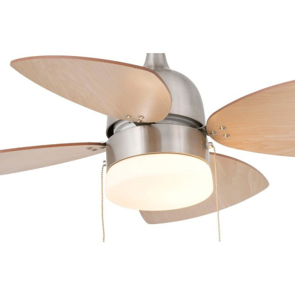 Вентилятор с подсветкой Faro Mediterraneo Matt Nickel (33706)