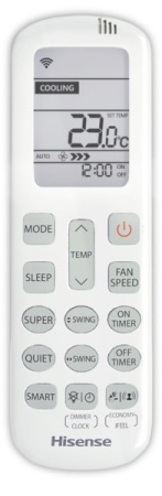 Настенный кондиционер (сплит-система) Hisense AS-13UW4RVETG00(С)