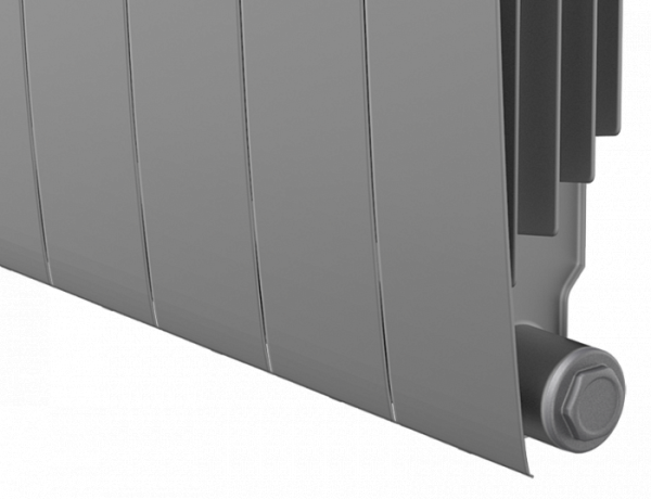 Биметаллический радиатор Royal Thermo Biliner 500 VD 10 секц. Silver Satin