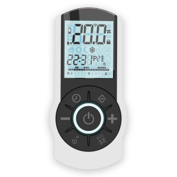 Терморегулятор SELMO  SMART PROGRAMM 800W CL1 WHITE с пультом Galaxy