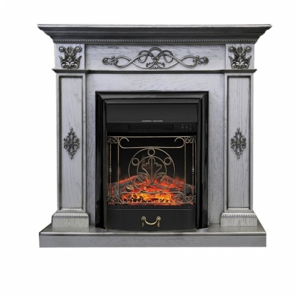 Электрокамин с классическим очагом 2D Royal Flame Derby с очагом Majestic FX / Fobos FX