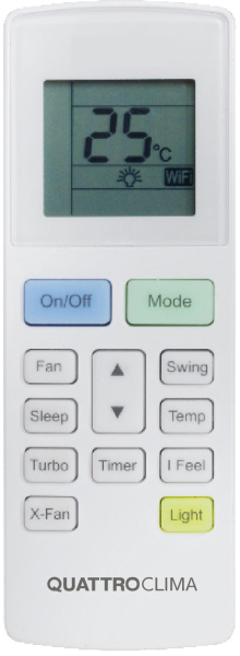 Настенный кондиционер (сплит-система) QuattroClima QV-CA07WA/QN-CA07WA