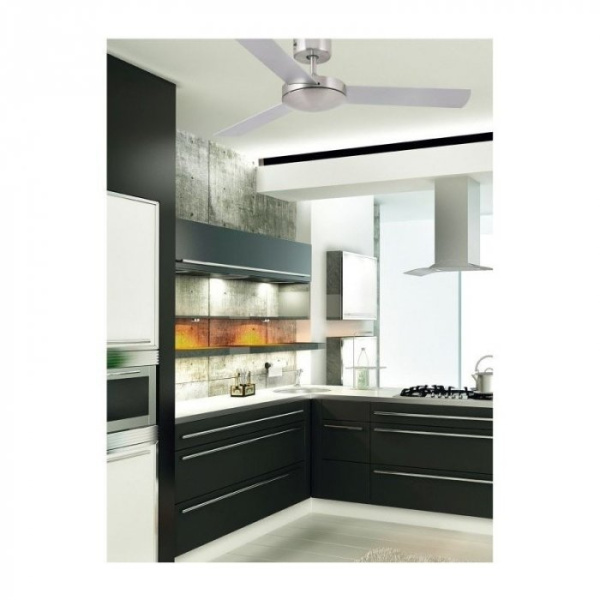 Вентилятор без подсветки Faro Mini Mallorca Niquel (33604)