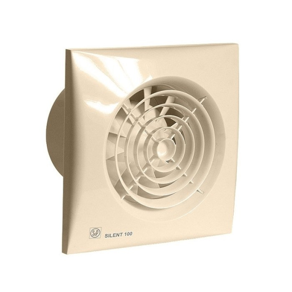 Вытяжка для ванной диаметр 100 мм Soler & Palau SILENT-100 CZ IVORY