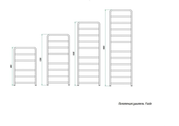Электрический полотенцесушитель Grota Fiado 527х1800 El