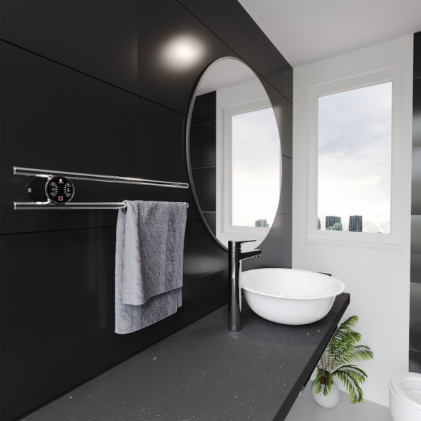 Электрический полотенцесушитель Terminus Полка Электро П2 КРУГ 500х90