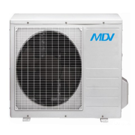 Кассетный кондиционер MDV MDCA4-12HRN1/MDOU-12HN1-L