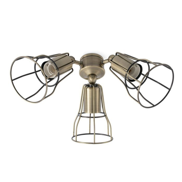 Вентилятор с подсветкой Faro Yakarta Old Gold 3L (33711-11)