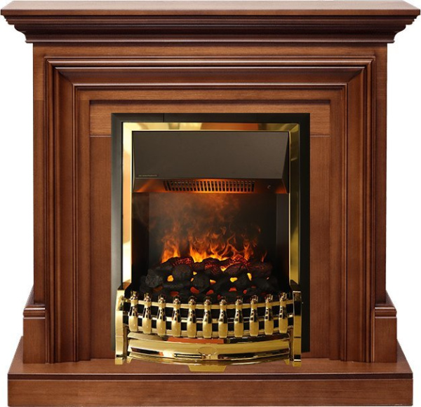 Электрокамин с классическим очагом 3D Dimplex Bradford с очагом Atherton