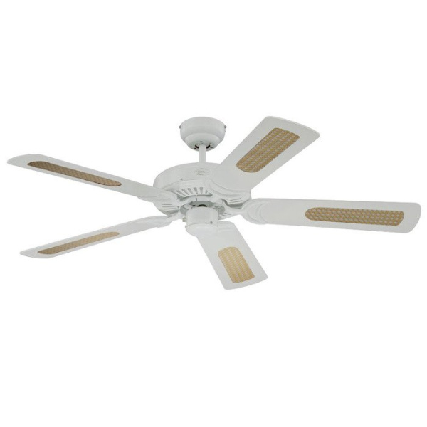 Вентилятор без подсветки Westinghouse Monarch White