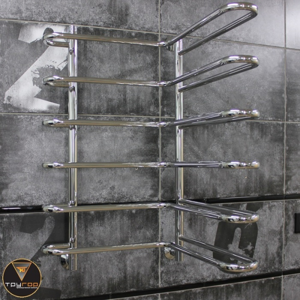 Водяной полотенцесушитель Тругор Бриз угловой НП 1 80х50