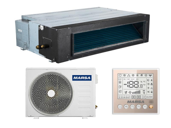 Канальный кондиционер Marsa MRK-18HTNE-W/ MRK-18BHTN