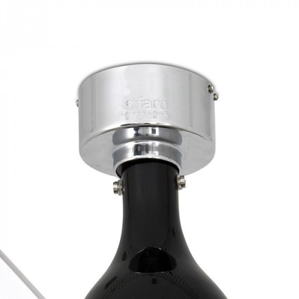 Вентилятор с подсветкой Faro Mini Eterfan Matt Black 1L (32027-10)