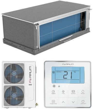 Канальный кондиционер Ferrum LCAD100HD3-AI/LCAU100U3-AI-WS30